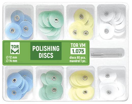 Polishing Discs № 1.075 80 pcs- “12mm-14mm” TOR V M-Russia