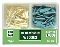 Wooden Wedges of 2 types № 1.080 100Pcs-TOR V M -Russia