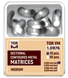 Medium Sectional Contoured Matrices № 1.0976 50 Pcs (0.050mm) -TOR V M -Russia