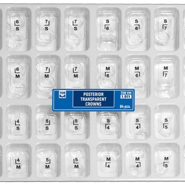 Posterior Transparent Crowns № 1.911 64 pcs-TOR V M -Russia
