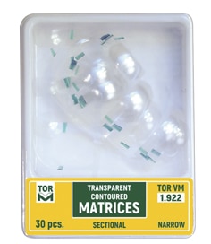 Transparent Sectional Contoured Matrices № 1.922 30 pcs-TOR V M -Russia