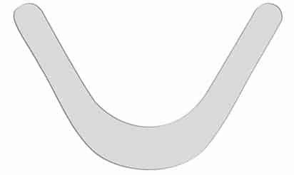 U-Shaped Metal Matrix Bands 12 pcs. № 1.1940
