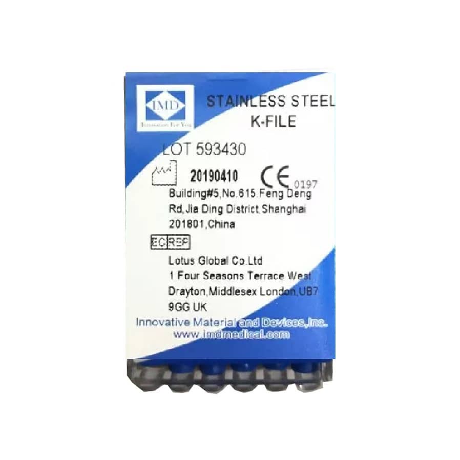 Stainless Steel K Files 15 IMD
